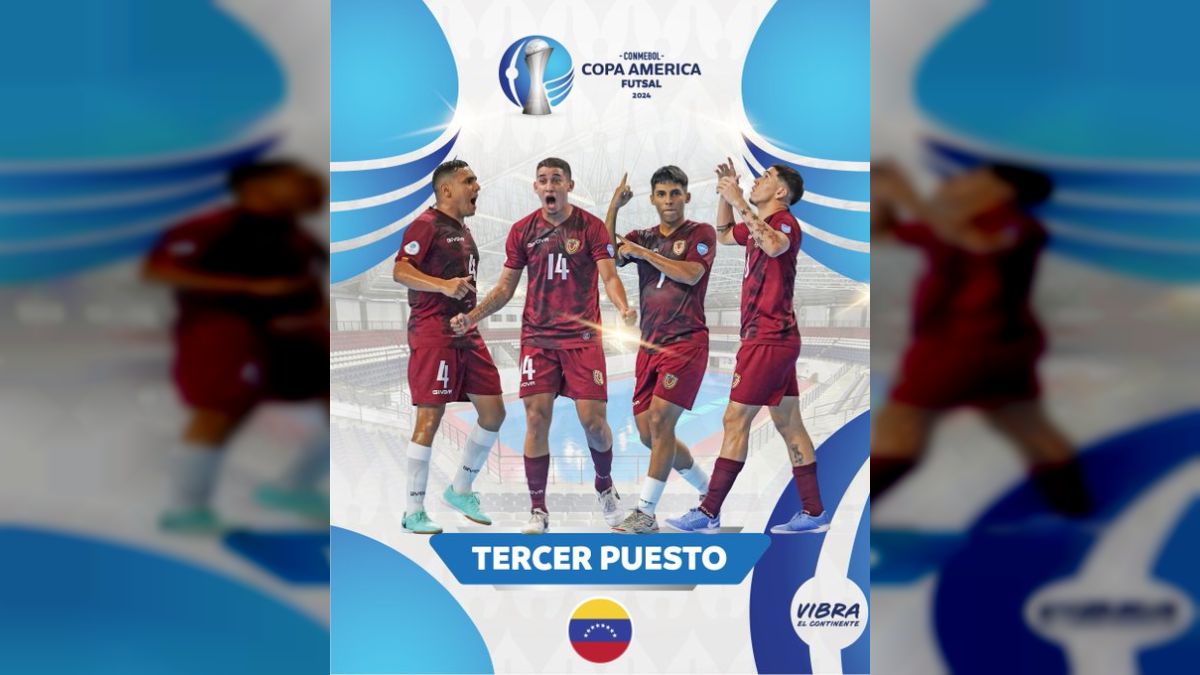 Venezuela conquistó el tercer puesto en Copa América de Futsal 2024