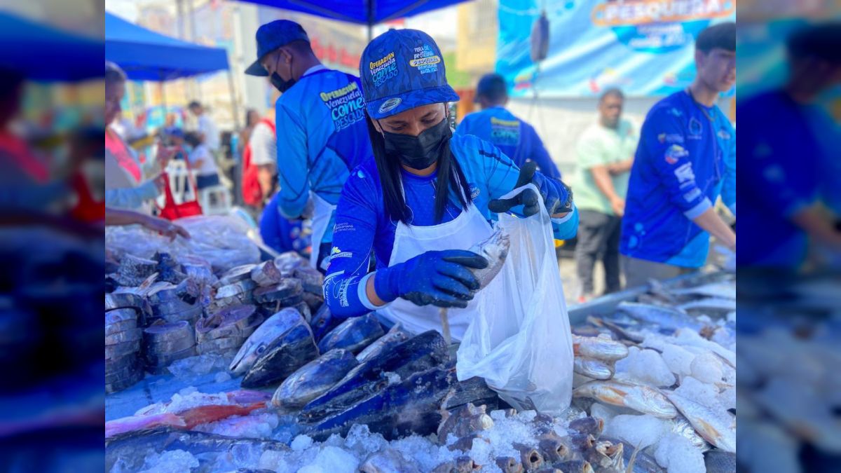 Más de 20 toneladas de pescado ofrece el Gobierno Bolivariano en Ferias