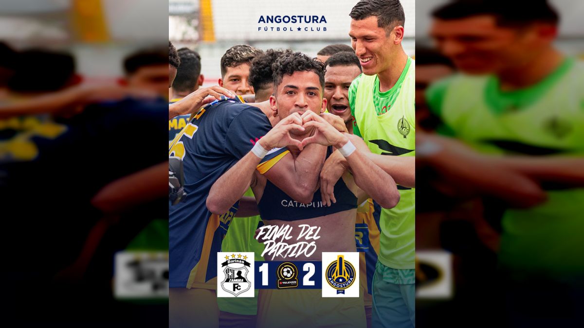 Angostura Fc Venci A Zamora Fc Y Sigue Apoderado Del Primer Lugar Del