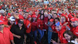 Diosdado Cabello en el acto de juramentación del Comando de Campaña Simón Bolívar del estado Monagas