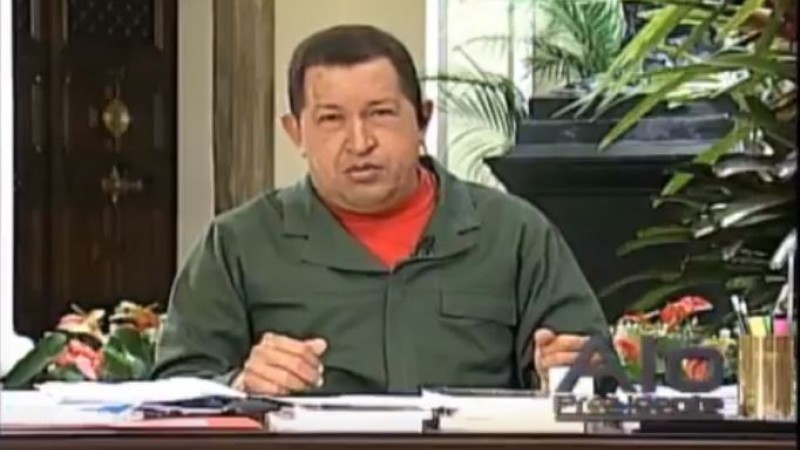 Comandante Hugo Chávez desde el Palacio de Miraflores