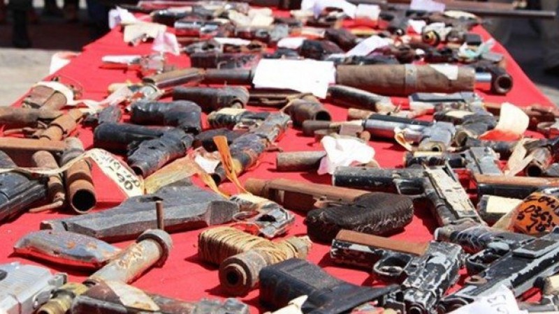 Más de 900 armas de fuego han sido inutilizadas en el país en lo que va de  2016