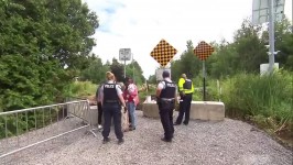 Refugiados en la frontera de EEUU- Canada
