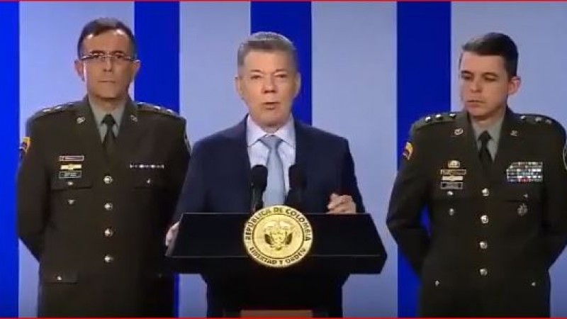 Santos en alocución intenta de deslegitimar a la Revolución Bolivariana