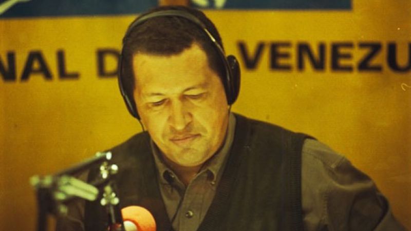 Programa "Alo Presidente" transmitido por radio y televisión