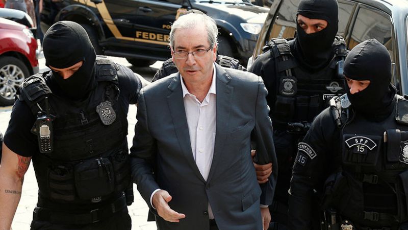 Expresidente de la Cámara Baja del Parlamento de Brasil, Eduardo Cunha