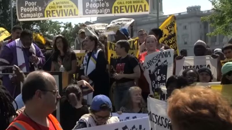 Se cumple la cuarta semana de manifestaciones de protesta de la denominada Campaña de los Pobres