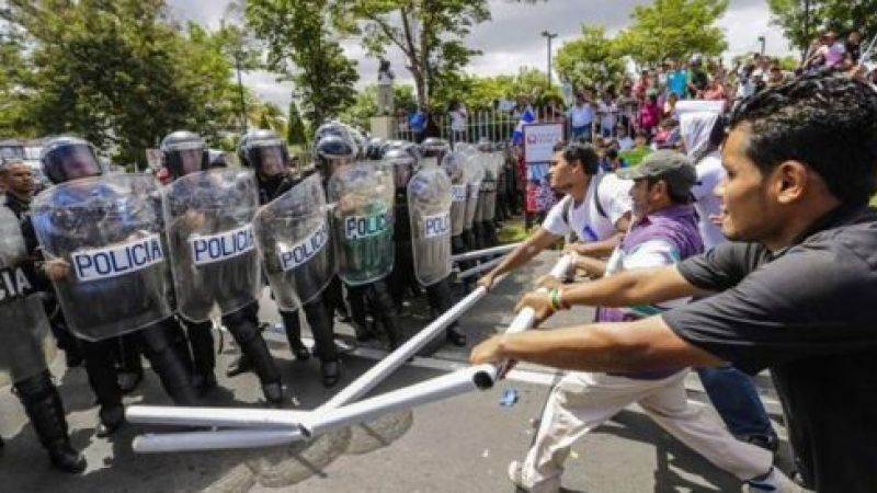 Las protestas opositoras en Nicaragua han estado marcadas desde el pasado 18 de abril por hechos violentos