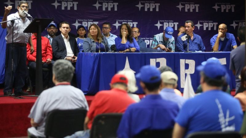 Dirigentes del partido Patria Para Todos presentaron propuesta al Ejecutivo Nacional para impulsar la economía