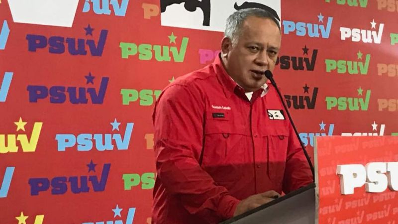 Primer Vicepresidente del Partido Socialista Unido de Venezuela Diosdado Cabello