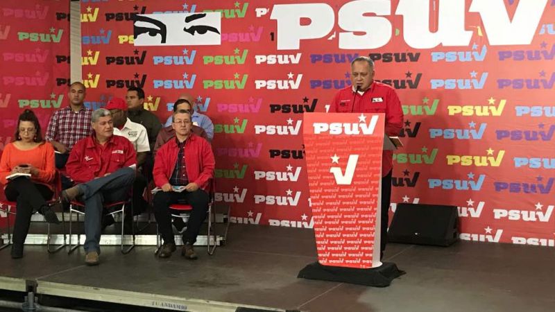 Primer Vicepresidente del Partido Socialista Unido de Venezuela Diosdado Cabello