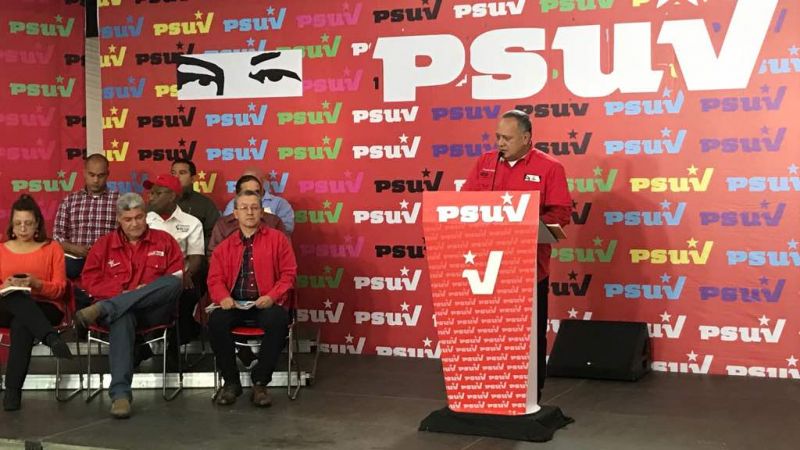 Primer Vicepresidente del Partido Socialista Unido de Venezuela Diosdado Cabello