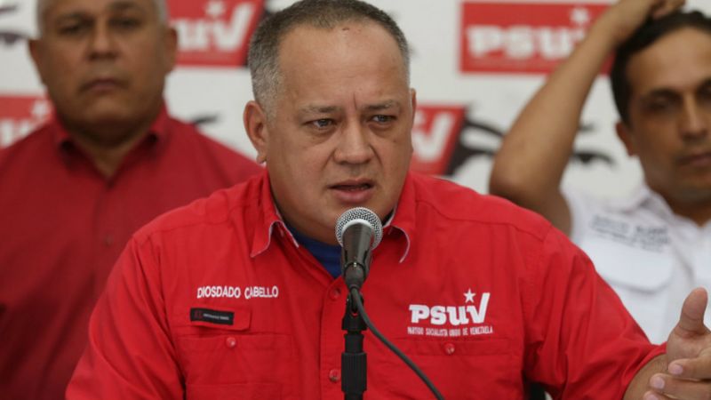 Vicepresidente del Psuv Diosdado Cabello