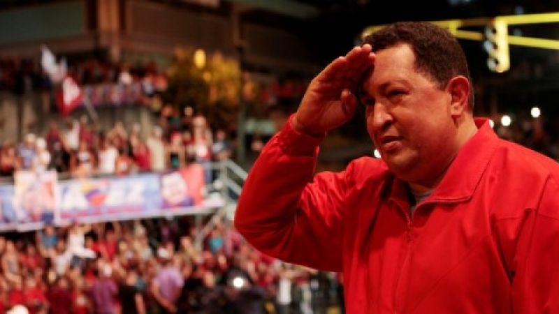 El Comandante Supremo Hugo Chávez con el pueblo