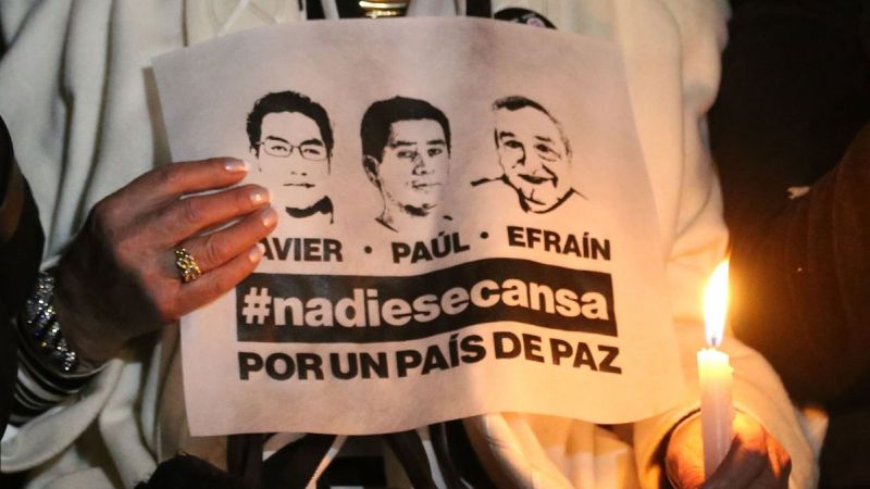 El equipo periodístico fue secuestrado el 26 de marzo en el desempeño de sus funciones
