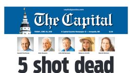 Cinco personas murieron y varias más resultaron heridas de gravedad en un tiroteo en la sede del periódico Capital Gazette en Annapolis, Maryland, EEUU