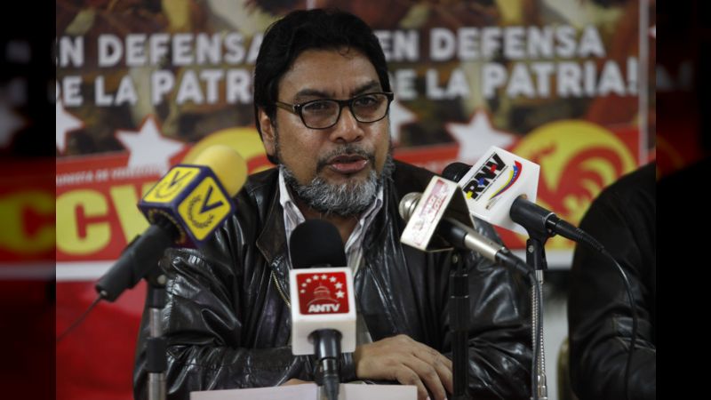 Secretario general del Partido Comunista de Venezuela (PCV), Oscar Figuera