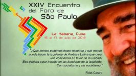 Más de 400 delegados de varios países dicen presente en el XXIV Foro de Sao Paulo
