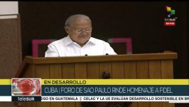 Fidel Castro utilizó espacios como el Foro de Sao Paulo para hacer el persistente llamado de fortalecer con la unidad