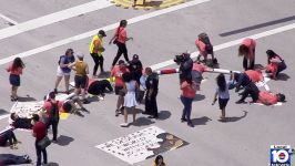 La protesta fue liderada por la Alianza Nacional de Trabajadoras del Hogar y por la organización United We Dream