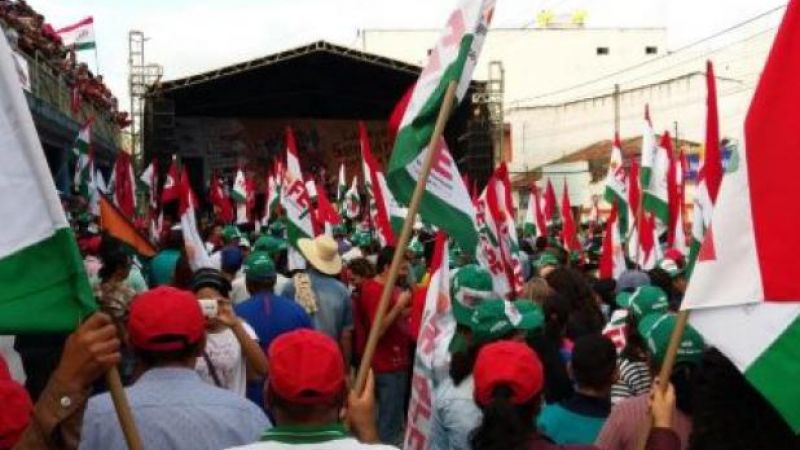 Los manifestantes exclamaban "Lula libre"