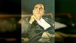 Rómulo Gallegos destacado escritor y ex presidente de Venezuela en el año 1948