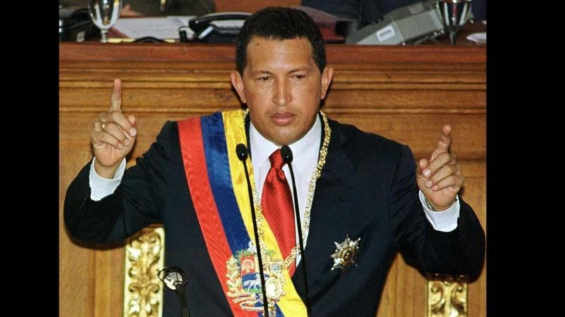 El líder de la Revolución Bolivariana en la Instalación de la Asamblea Nacional Constituyente en 1999