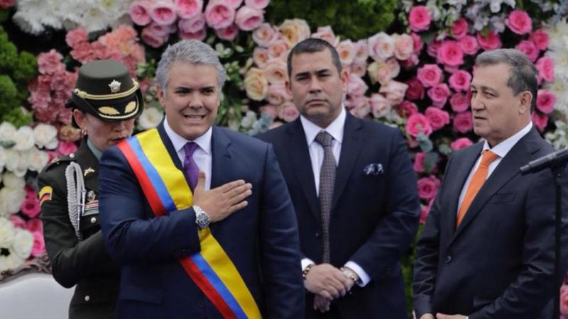 Toma de posesión de Iván Duque como presidente de Colombia
