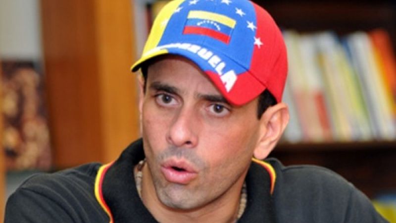 Henrique Capriles Radonski, opositor venezolano que hundió en miseria al estado Miranda durante su gestión