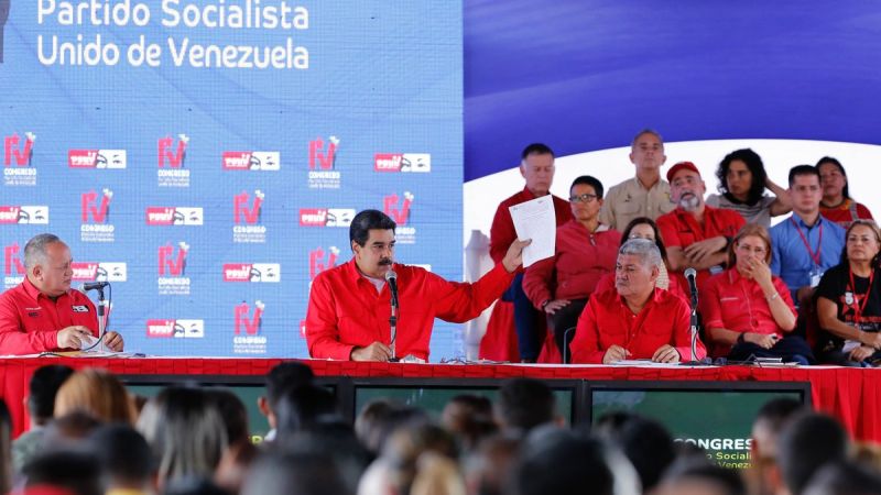 Presidente Nicolás Maduro desde el Cuartel de la Montaña en Caracas