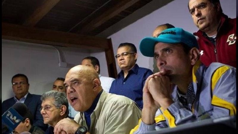 Imagen de la MUD en sus otroras tiempos de "unidad"