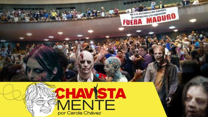 "En el Aula Magna de la U-U-UCV se montan shows de todo tipo, el último un circo de estrechez mental llamado Frente Amplio"