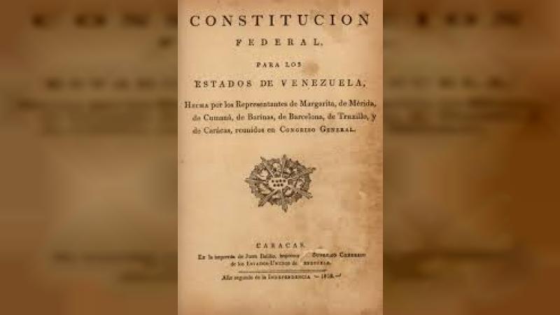 El 21 de diciembre de 1811 es aprobada en Caracas la primera constitución venezolana que también fue la primera en  las colonias del decadente imperio español
