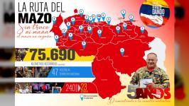 Con el Mazo Dando seguirá recorriendo cada centímetro de la Patria de Bolívar y Chávez