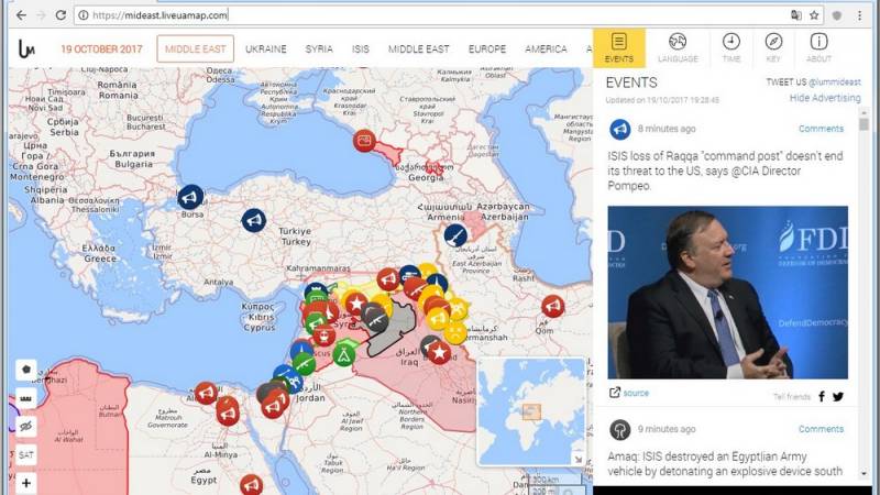 Liveuamap es una web y plataforma App, dedicada a brindar cobertura "informativa" a países donde se desarrollan conflictos bélicos