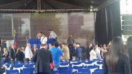 Sesión de la AN en desacato en la plaza Alfredo Sadel 23 de julio de 2019