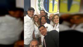 Juanito Alimaña en el acto adeco