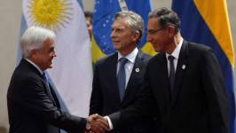 Presidentes de Chile, Argentina y Perú