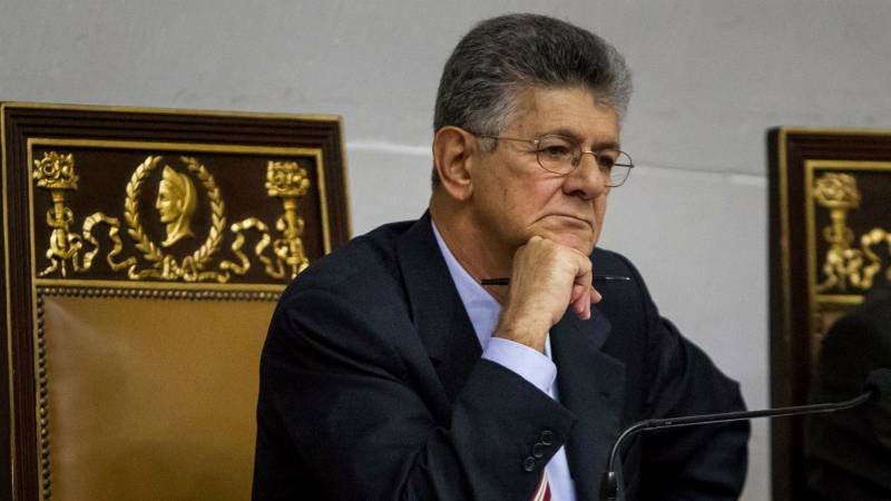 El dirigente político opositor Henry Ramos Allup