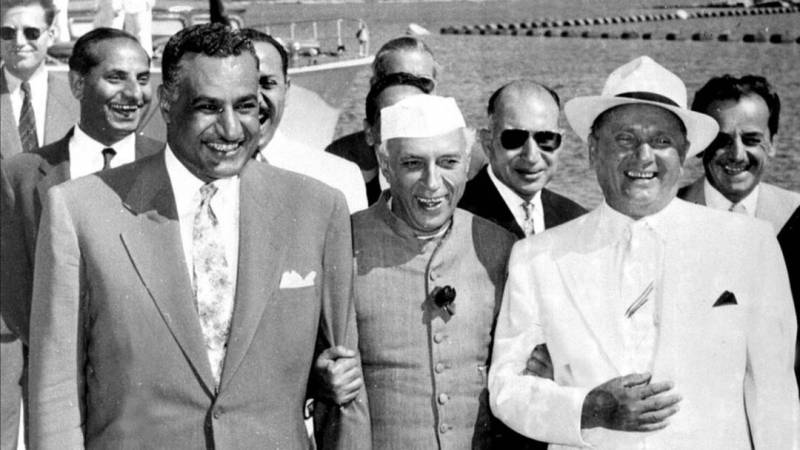 Abdel Nasser, Yawarharlal Nehru y  Josip Broz Tito