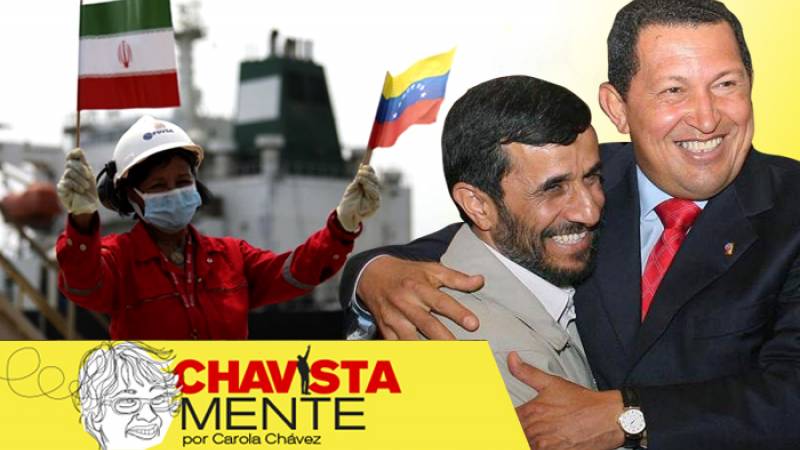"Dos pueblos medio mundo aparte, orgullosos, enormes, nos abrazamos en el Caribe venezolano y levantamos nuestras banderas que jamás serán pisoteadas"