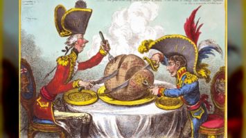 Napoleón y Pitt repartiéndose el dominio de mundo