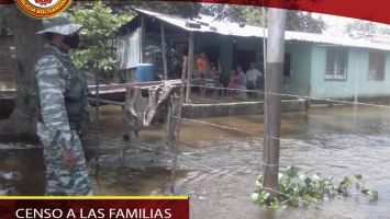 La Milicia Nacional Bolivariana se sumó a las tareas para brindar atención a las familias del país afectadas por las lluvias