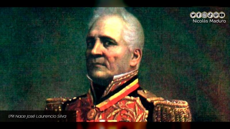 José Laurencio Silva tuvo una destacada participación en las luchas por la independencia y consolidación de la República