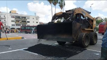 Se trata de un abordaje integral a lo largo de la avenida. San Martín, a través del Plan Caza Huecos