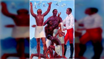 Simón Bolívar restituye su libertad nativa a una raza cautiva