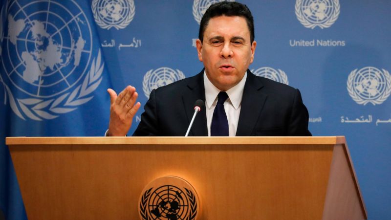 El embajador de Venezuela ante la ONU, Samuel Moncada