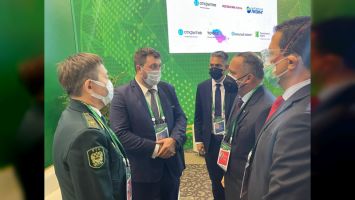 Superintendente José David Cabello en el Foro Internacional de Aduanas 2021 en Rusia