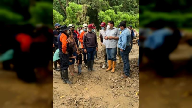 Jheysón Guzmán se apersonó en esta localidad para saber las necesidades de los habitantes de esta comunidad andina