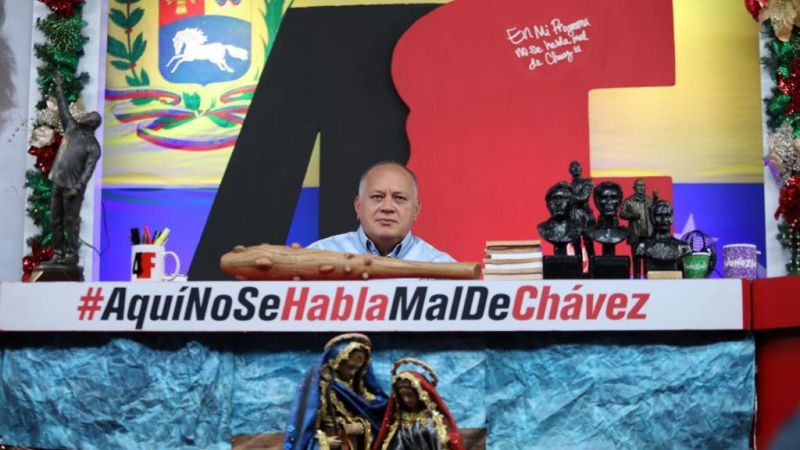 "Tengan cuidado, se le puede salir una rueda a la carreta", alertó Cabello a la oposición
